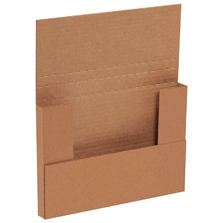 Bsc Preferred 9-5/8 x 6-5/8 x 1-1/4'' Kraft Easy-Fold Mailers, 50PK BUY00028810